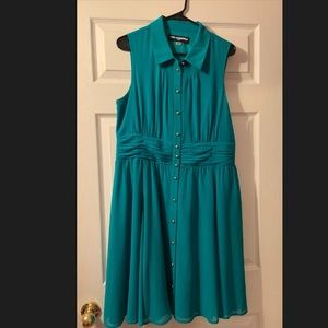 Gorgeous Karl Lagerfeld Turquoise Dress